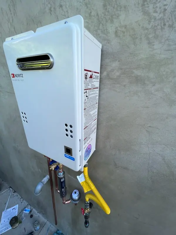 Tankless water heater installation for Seabrook homes